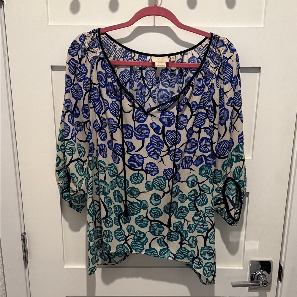 Floral Print Women's Top-Vanessa Virginia